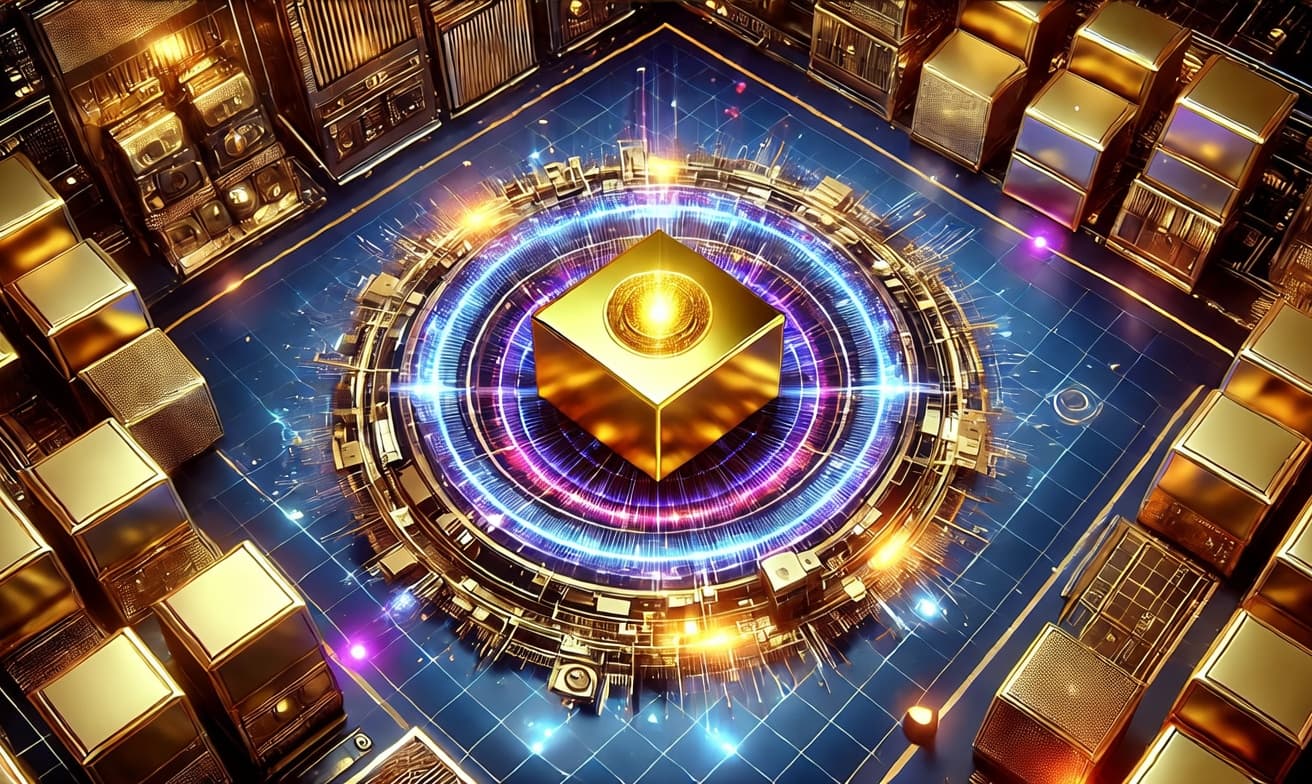 Golden digital vault — secure storage