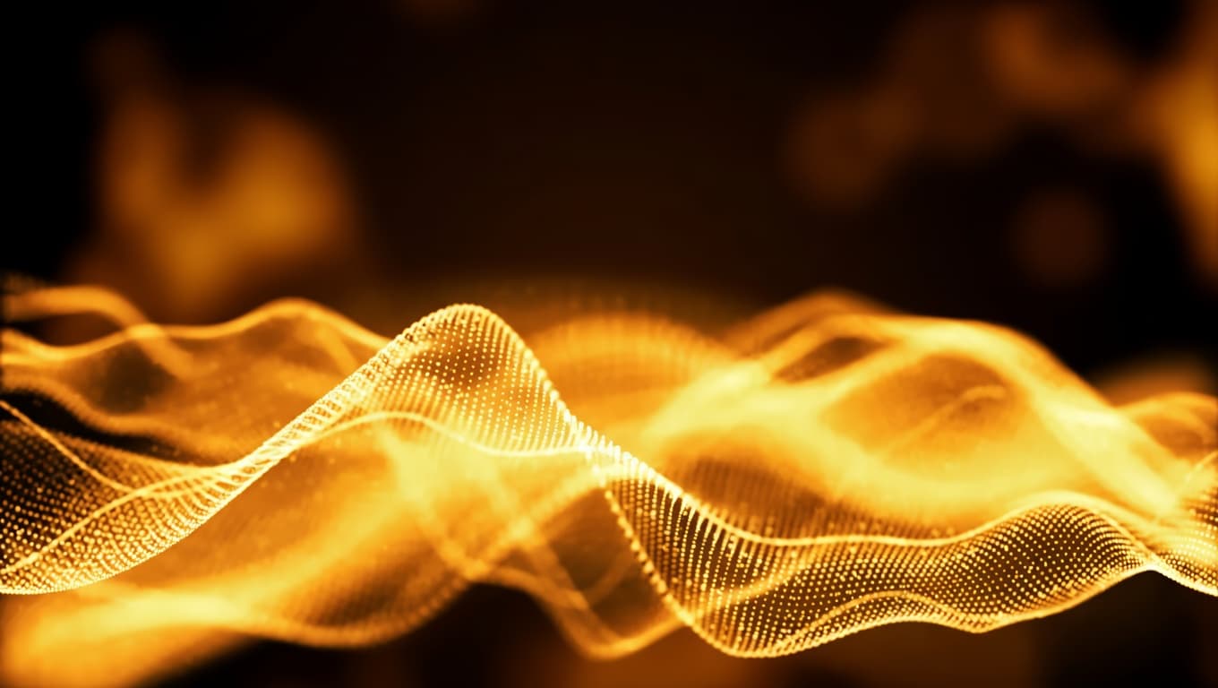 Golden particle wave — OnwardSafe